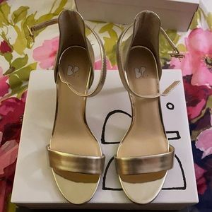 BP platinum Gold Heels